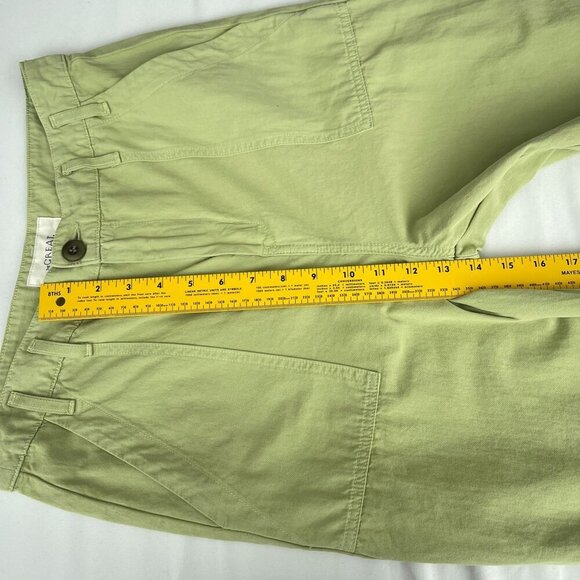 The Great Vintage‎ Straight Relaxed Fit Pants Flat Front Pockets Green Women 28 - Picture 12 of 16